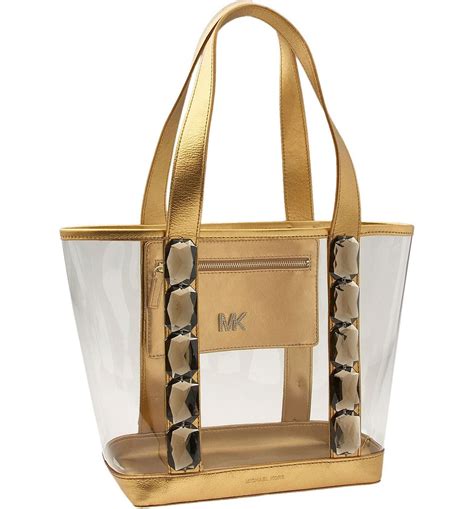 clear tote bags michael kors|Michael Kors free tote bag.